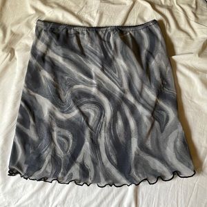 NWOT Urban Outfitters Mesh Mini Skirt